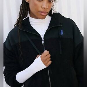 Like NEW Free People Cuddle Up Zip-Up Hoodie Jacket